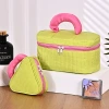 A small, large-capacity, cute, simple, waterproof cosmetic storage bag for Instagram, a portable handbag for going out Application Scenario